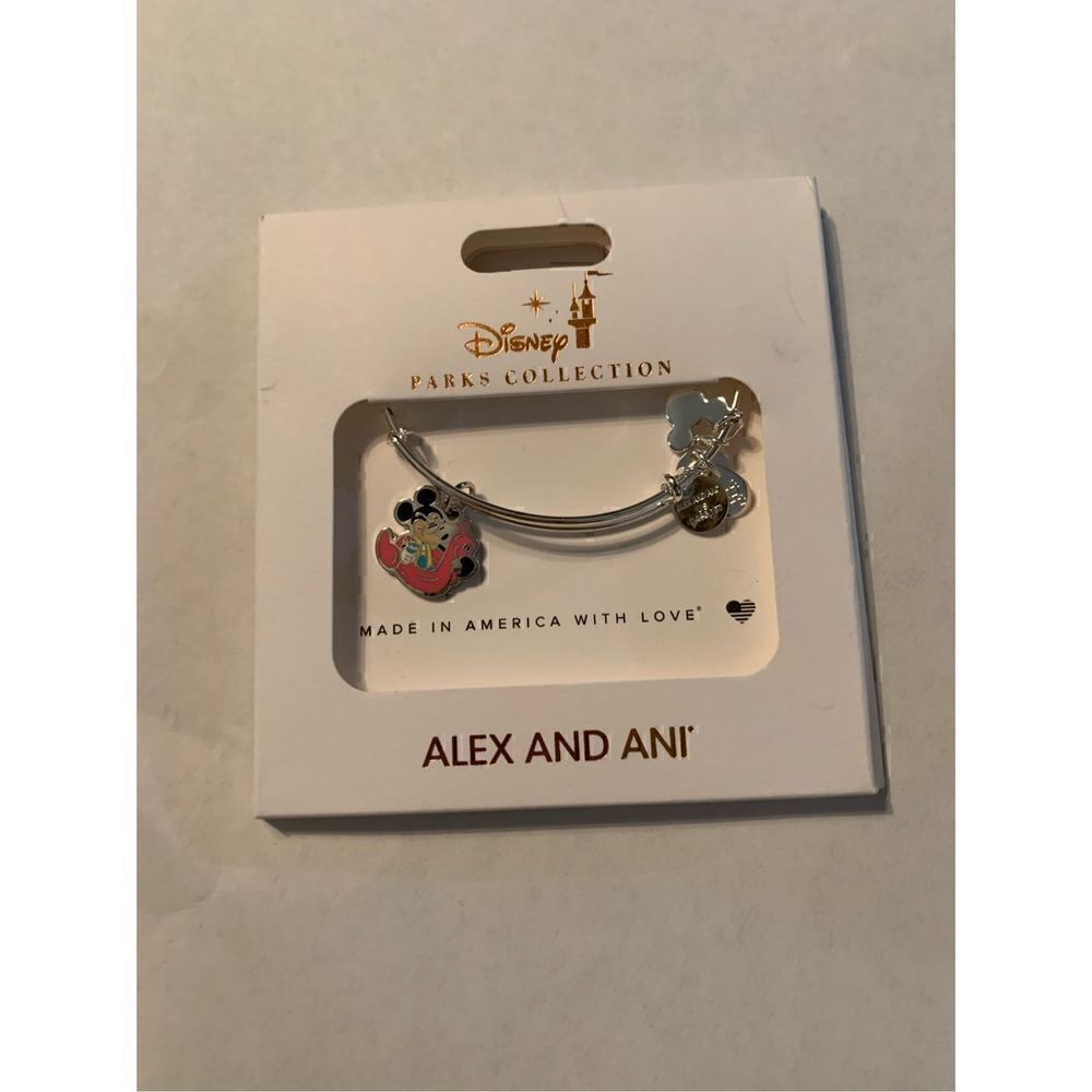 Alex and Ani Disney Parks Collection Mickey Mouse Pink Flamingo Floaty